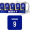 Personalised Chelsea FC Dressing Room Shirts Mug & Coaster Set