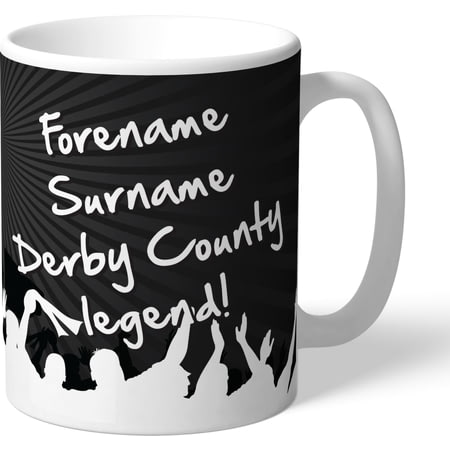 Personalised Derby County Legend Mug