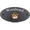 Personalised Vegetables Basket Motif Oval Slate House Sign Plaque 25x13cm