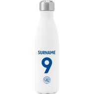 Personalised Queens Park Rangers FC Back Of Shirt Insulated Water Bottle - White