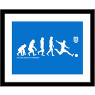 Personalised Huddersfield Town AFC Evolution Framed Print