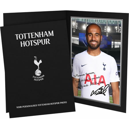Personalised Tottenham Hotspur Moura Autograph Player Photo Folder