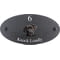 Personalised Cane Corso Dog Motif Oval Slate House Sign Plaque 25x13cm