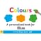 Personalised First Steps Colours Board Book For Toddlers