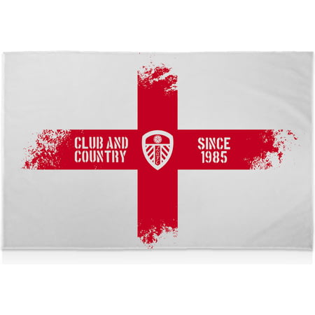 Personalised Leeds United FC Club And Country 8ft X 5ft Banner