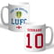 Personalised Leeds United FC Come On England Mug