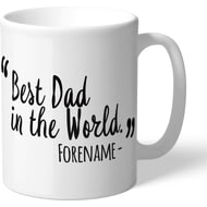 Personalised Swansea City Best Dad In The World Mug