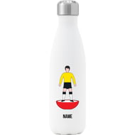 Personalised Watford Player Figure Insulated Water Bottle - 500ml - White