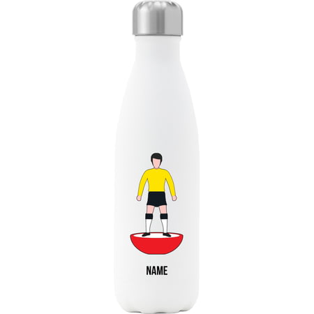 Personalised Watford Player Figure Insulated Water Bottle - 500ml - White