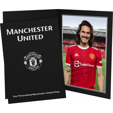 Personalised Manchester United FC Cavani Player Photo Folder