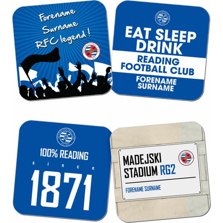 Personalised Reading FC Coasters