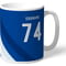 Personalised Chelsea Stripe 11oz Ceramic Mug