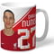 Personalised Liverpool FC Darwin Nunez Autograph Player Photo 11oz Ceramic Mug