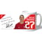 Personalised Liverpool FC Darwin Nunez Autograph Player Photo 11oz Ceramic Mug