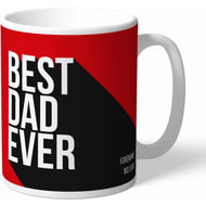 Personalised Manchester United FC Best Dad Ever Mug