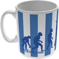 Personalised Football Player Evolution 11oz Ceramic Mug for Sheffield Wednesday fans