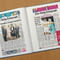 Personalised Telegraph Queen Elizabeth Memorial Newspaper Book - Blue Leatherette