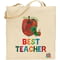 Personalised Very Hungry Caterpillar Best Teacher Tote Bag
