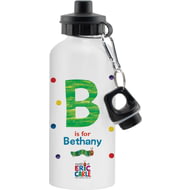Personalised Very Hungry Caterpillar Spotty Initial Drinks Bottle