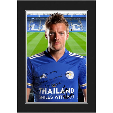 Personalised Leicester City FC Vardy Autograph Player Photo Folder