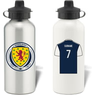 Personalised Scotland Football Assocation Aluminium Sports Water Bottle