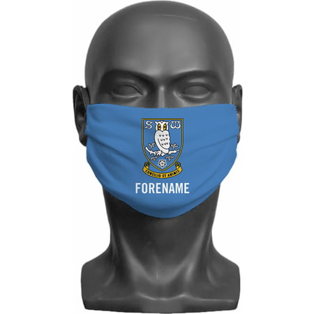 Personalised Sheffield Wednesday FC Crest Adult Face Mask (Large)