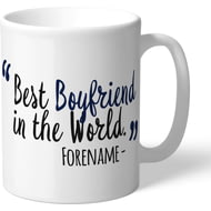 Personalised Tottenham Hotspur FC Best Boyfriend In The World Mug