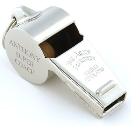Personalised Engraved Acme Thunderer 59.5 Referee Whistle in Gift Box- Gift for teachers and coaches
