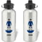 Personalised Chelsea FC Player Figure Aluminium Sports Water Bottle