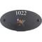 Personalised Pheasant Wildlife Animal Motif Oval Slate House Sign Plaque 25x13cm
