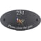 Personalised Pheasant Wildlife Animal Motif Oval Slate House Sign Plaque 25x13cm
