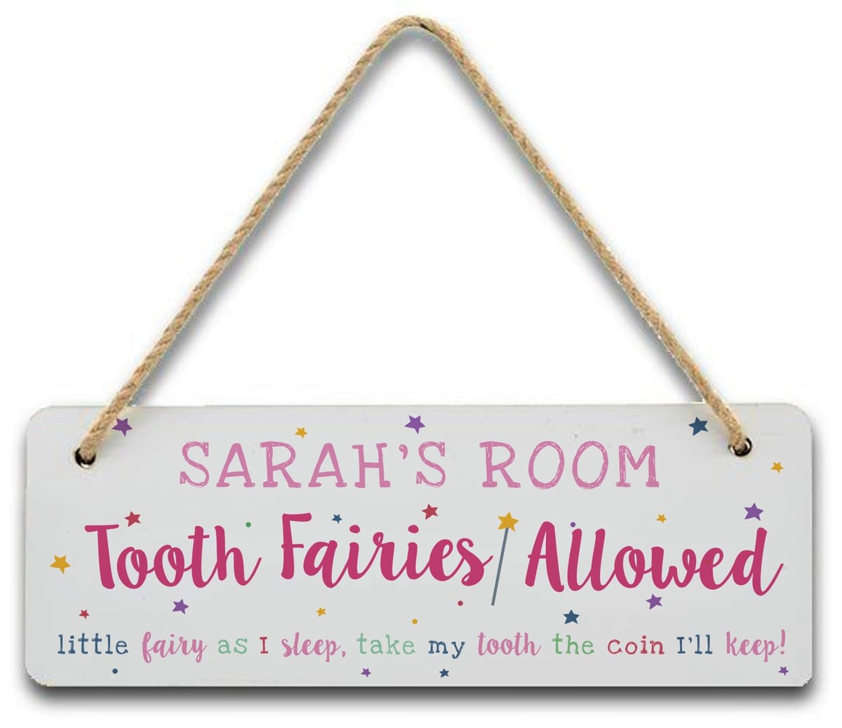 Personalised Tooth Fairy Door Sign