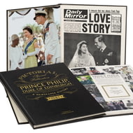 Personalised Prince Philip Duke of Edinburgh - A Pictorial Newspaper Book