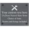 Personalised Tool Motif Slate Plaque/Sign With Wall Fixings - 25x20cm - Garden, Shed, House Sign