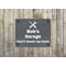 Personalised Tool Motif Slate Plaque/Sign With Wall Fixings - 25x20cm - Garden, Shed, House Sign