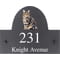 Personalised Cat Dog Motif Slate House Name Or Number Plaque/Sign - 25x20cm