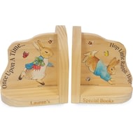 Personalised Peter Rabbit Wooden Book Ends