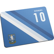 Personalised Sheffield Wednesday Stripe Mouse Mat