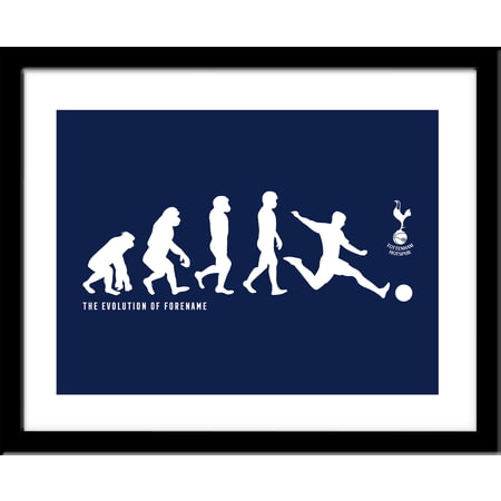 Personalised Tottenham Hotspur FC Evolution Framed Print