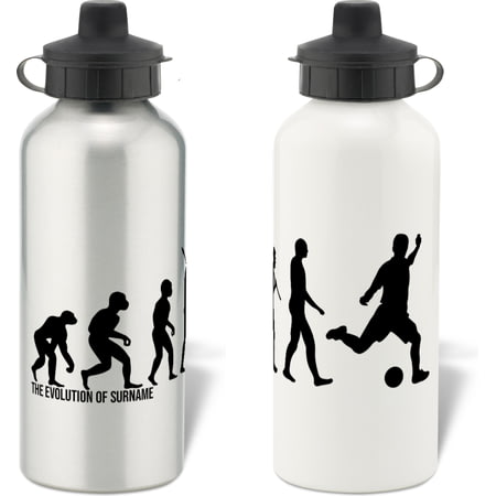 Personalised Derby County Player Evolution Aluminium Sports Water Bottle