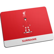 Personalised Liverpool FC Player Figure Mouse Mat