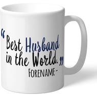Personalised West Bromwich Albion Best Husband In The World Mug