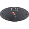 Personalised Red Macaw Bird Motif Oval Slate House Sign Plaque 25x13cm