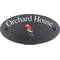 Personalised Red Macaw Bird Motif Oval Slate House Sign Plaque 25x13cm