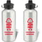 Personalised Nottingham Forest Bold Crest Aluminium Sports Water Bottle