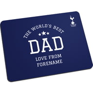 Personalised Tottenham Hotspur World's Best Dad Mouse Mat