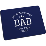 Personalised Tottenham Hotspur World's Best Dad Mouse Mat