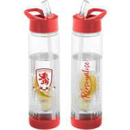 Personalised Middlesbrough FC Crest Fruit Infuser Sports Water Bottle - 740ml