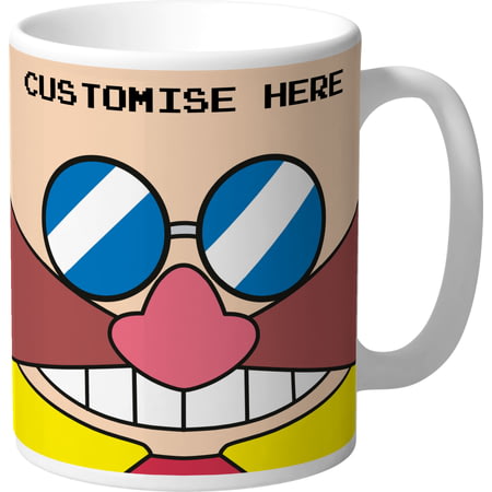 Personalised Classic Sonic Doctor Robotnik / Eggman Face Mug