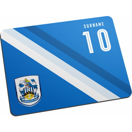Personalised Huddersfield Town Stripe Mouse Mat